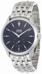 New ORIS Artelier All SS Black Dial Men's Automatic Wristwatch 623 7582 4074M,MR