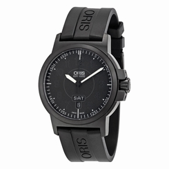 Oris Black Ion-plated Stainless Steel Mens Watch 01 735 7641 4764-07 4 22 05B 646986014978