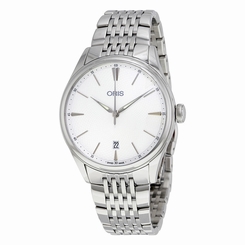  Oris Artelier Silver Dial Automatic Mens Watch 733-7721-4051MB