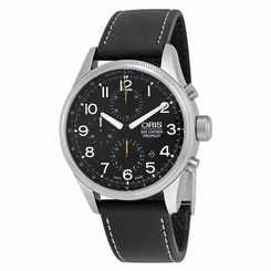 Oris Big Crown ProPilot Chronograph Black Dial Black Mens Watch 774-7699-4134LS