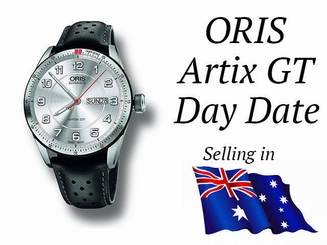 Oris Artix GT 42mm Day Date Leather Deployment. RRP $2350 SELLING in AUST