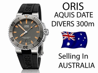 Oris AQUIS DATE MENS Steel 43mm DIVERS WATCH RRP $2100 SELLING in AUST
