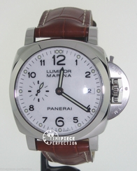 PANERAI PAM 523 LUMINOR 1950 AUTOMATIC 3 DAYS 42mm Mens Watch White