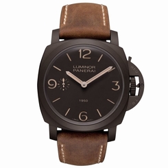 NEW Panerai Luminor 1950 Composite Ceramic Manual 47 mm 3 Days Watch PAM00375