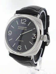 Panerai PAM00610 Radiomir Black Seal 8 Days Acciaio Men Black Leather Watch New