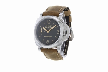 Panerai Luminor 1950 3 Days 47mm Steel/Leather Men's Watch PAM00422 7612456842016
