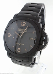Panerai Pam 438 Luminor Marina 1950 3 Day Automatic GMT Ceramica Bracelet 7612456840807