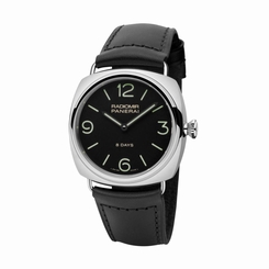 PANERAI MEN'S RADIOMIR 45MM LEATHER BAND STEEL CASE MECHANICAL WATCH PAM00610