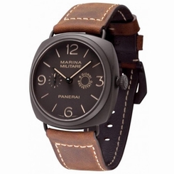 PANERAI MEN'S RADIOMIR 47MM LEATHER BAND STEEL CASE MECHANICAL WATCH PAM00339