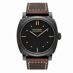 PANERAI MEN'S RADIOMIR 1940 48MM BROWN LEATHER BAND MECHANICAL WATCH PAM00577