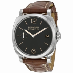 PANERAI MEN'S RADIOMIR 1940 47MM BROWN LEATHER BAND MECHANICAL WATCH PAM00514