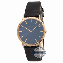 Patek Philippe Vintage Calatrava 3588J Manual Yellow Gold Mens Strap Watch