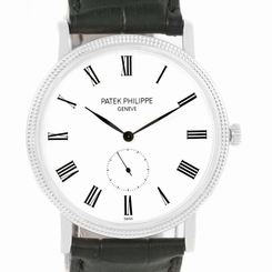 Patek Philippe Calatrava 18k White Gold Automatic Watch 5119G