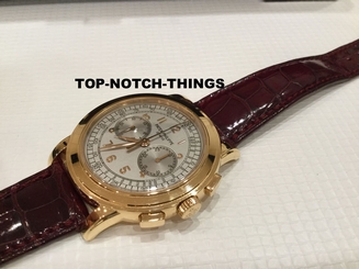 PATEK PHILIPPE 5070 ROSE GOLD CHRONOGRAPH 5070R 5070R-001 RARE WITH BOX, PAPERS