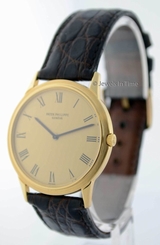 Patek Philippe Vintage Calatrava Automatic 18k Yellow Gold Mens Watch 3591J