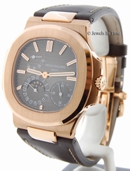 Patek Philippe Jumbo Nautilus 5712 18k Rose Gold Mens Box/Papers MINT 5712R