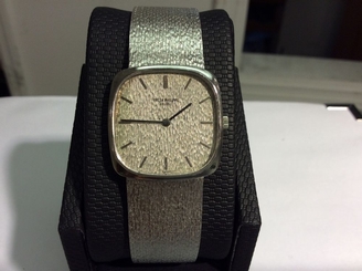  Vintage PATEK PHILIPPE Golden Ellipse Ref 3566-1 18K W/G Mens Dress Watch! Rare!