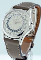 Patek Philippe World Time 5110G gent's 18k White Gold watch.