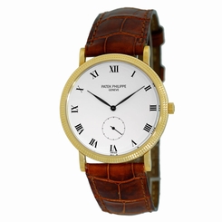 PATEK PHILIPPE 18K Yellow Gold Calatrava 3919 J Box Warranty 3919-J MINTY