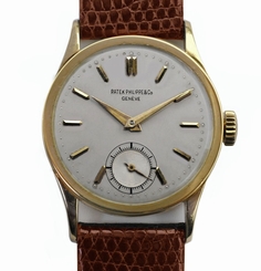 PATEK PHILIPPE Vintage 1944 Reference 96 Calatrava 18K Gold Men Watch + EXTRACT