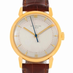 Patek Philippe Calatrava 18k Yellow Gold Mens Vintage Watch 2482