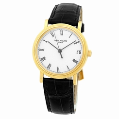 PATEK PHILIPPE 18K Yellow Gold Calatrava 3802 Box Warranty 2007 3802/200 J MINTY