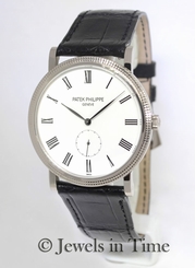 Patek Philippe Calatrava 5119 18K White Gold Manual Mens Watch Box/Papers 5119G