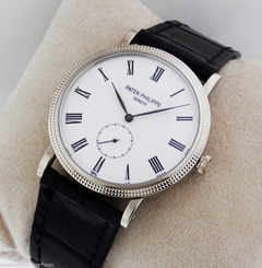 Patek Philippe Calatrava Mens 5116G ENAMEL Dial B&P New Retail: $ 26,600