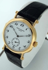 Patek Philippe 150th. Anniversary Officer's Watch 18k Yellow Gold RARE watch.