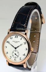 Patek Philippe Calatrava 5022 18k Rose Gold Mens Watch & Box 5022R