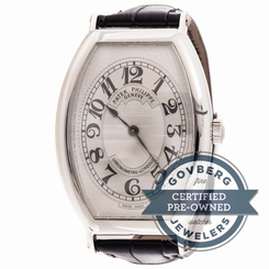 Patek Philippe Gondolo 5098P-001 Manual Platinum Silver Dial Mens Strap Watch