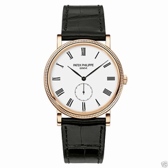 Patek Philippe Mens Calatrava 5116R-001 18K Rose Gold 36mm NEW Retail: $26,100