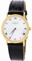 Men's Patek Philippe Calatrava 18K Yellow Gold Watch