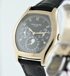 Patek Philippe 5040G RARE 18k White Gold Perpetual Calendar Moonphase watch.