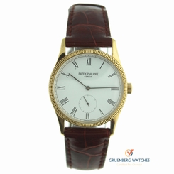 Patek Philippe Yellow Gold Manual Calatrava Ref. 3796J