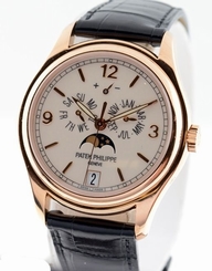 Patek Philippe Annual Calendar Moonphase 5146R RARE 18k Rose Gold gent's watch.