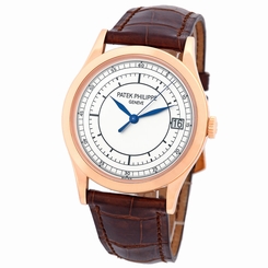 PATEK PHILIPPE 18K Rose Gold Calatrava # 5296 Skeleton Back 5296-R Box Warranty