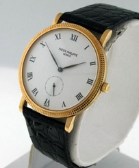 Patek Philippe Calatrava 3919J RARE 18k Yellow Gold manual wind gent's watch.