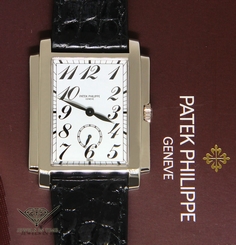 Patek Philippe 5024 Gondolo 18k White Gold Manual Mens Watch 5024G Box/Papers