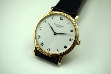 PATEK PHILIPPE 3992 CALATRAVA AUTOMATIC ORIGINAL BOX,BANDS PPCo BUCKLE C.2000'S!