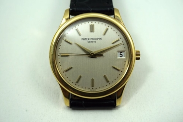 PATEK PHILIPPE CALATRAVA 3998J AUTOMATIC WITH DATE BOX, PAPERS DATES 2001 MINT!!