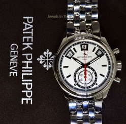 Patek Philippe Annual Calendar Steel Chronograph Watch Box/Papers NEW 5960/1A