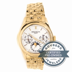 Patek Philippe Perpetual Calendar 5136/1J-001 Auto Yellow Gold Bracelet Watch