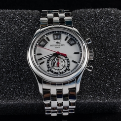 Patek Philippe Annual Calendar Steel Chronograph Watch Box/Papers 5960/1A Watch