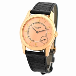 PATEK PHILIPPE 18K Rose Gold Calatrava 5000 R Automatic Box Warranty MINTY