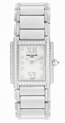 Patek Philippe Twenty-4 Ladies 18k White Gold Diamond Watch 4908/310G