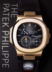 Patek Philippe Nautilus 18k Rose Gold Mens Watch Box/Papers 5712R-001