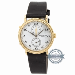 Patek Philippe Calatrava Travel Time 5034J-001 Manual Yellow Gold Mens Watch GMT