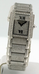 Patek Philippe Twenty-4 All Diamond $156,200.00 ladies 18k White Gold watch.