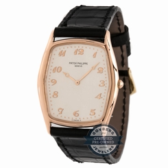 Patek Philippe Gondolo 3842R Manual Rose Gold Mens Strap Watch